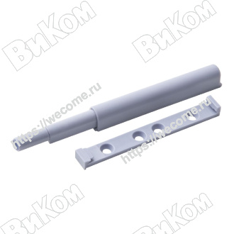 Оптом купить Толкатель фасада push-to-open скрытого крепления, серый AMF10/GR (10*) в мебельная фурнитура оптом и в розницу ВиКом.