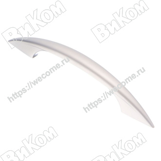 Оптом купить Ручка скоба S-2220-96 SC  матовый хром  KERRON (80*) в мебельная фурнитура оптом и в розницу ВиКом.