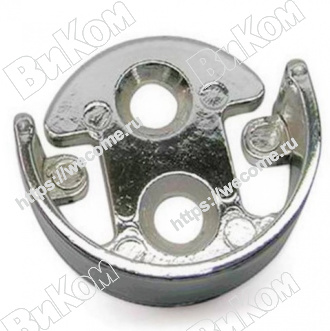 Оптом купить Штангодержатель для трубы 25 мм хром с защелкой, хром R11E (200, 1000*) в мебельная фурнитура оптом и в розницу ВиКом.