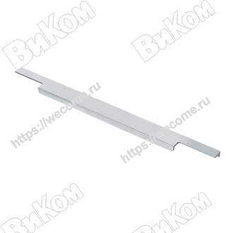 Оптом купить Ручка торцевая RT-001-450, хром KERRON (35*) в мебельная фурнитура оптом и в розницу ВиКом.