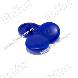 Оптом купить Заглушка к конфирмату Синий (1000*) в мебельная фурнитура оптом и в розницу ВиКом.