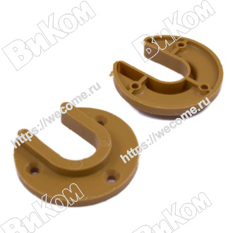 Оптом купить Штангодержатель пластик бежевый (№11) (100*) в мебельная фурнитура оптом и в розницу ВиКом.