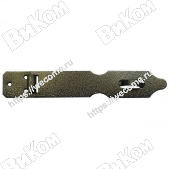 Оптом купить Накладка дверная НДА, (L-180 мм) АБр (40*) в мебельная фурнитура оптом и в розницу ВиКом.