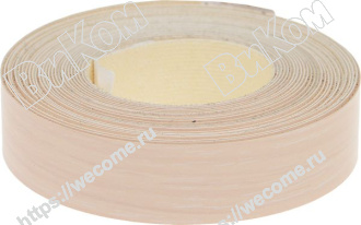 Оптом купить Кромка клеевая 19мм дуб молочный 4120 (200*) в мебельная фурнитура оптом и в розницу ВиКом.
