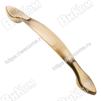 Оптом купить Ручка скоба RS-015-96 AB  античная бронза  KERRON (70*) в мебельная фурнитура оптом и в розницу ВиКом.