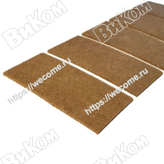 Оптом купить Подпятник фетровый прямоугольный 40х90 мм коричневый (лист 5шт.) в мебельная фурнитура оптом и в розницу ВиКом.