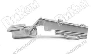 Оптом купить Мебельная петля без пружины накладная LIBERTY H691A02/0112 в мебельная фурнитура оптом и в розницу ВиКом.