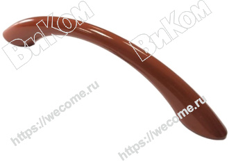 Оптом купить Ручка скоба к.2104-07-96 пластик вишня (100*) (Под заказ) в мебельная фурнитура оптом и в розницу ВиКом.