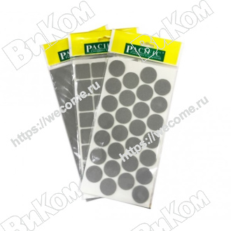 Оптом купить Подпятник резиновый 20х2 мм PC 6320 GR, серый (лист 50 шт) в мебельная фурнитура оптом и в розницу ВиКом.