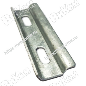 Оптом купить Планка для подвески 100мм 2,0 мм ГОЦ (80*) в мебельная фурнитура оптом и в розницу ВиКом.