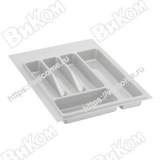 Оптом купить Лоток для столовых приборов, 40, белый (25*) в мебельная фурнитура оптом и в розницу ВиКом.
