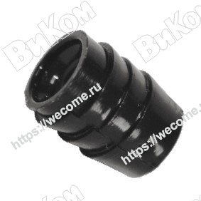 Оптом купить Футорка двойная пластиковая в мебельная фурнитура оптом и в розницу ВиКом.