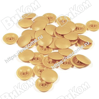 Оптом купить Заглушка к саморезу №2 Бук (1000*) в мебельная фурнитура оптом и в розницу ВиКом.