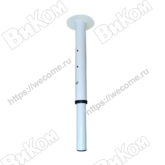 Оптом купить Ножка телескопическая 340-460 белая (4*) в мебельная фурнитура оптом и в розницу ВиКом.