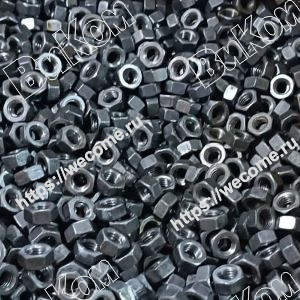 Оптом купить Гайка М8 DIN934, без покрытия, кг в мебельная фурнитура оптом и в розницу ВиКом.