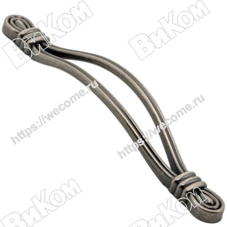 Оптом купить Ручка скоба RS-101-128 BAZ черный старинный цинк KERRON (60*) в мебельная фурнитура оптом и в розницу ВиКом.