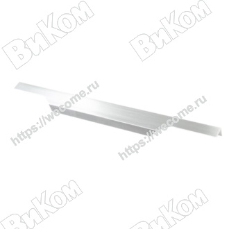 Оптом купить Ручка торцевая RT-004-400 SC, матовый хром KERRON (40*) в мебельная фурнитура оптом и в розницу ВиКом.