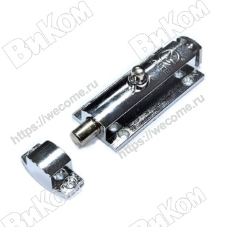 Оптом купить Защелка автомат L=55мм, хром (15*) в мебельная фурнитура оптом и в розницу ВиКом.