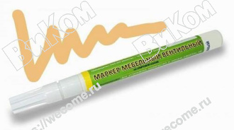 Оптом купить Маркер вентильный, цвет бук бавария светлый в мебельная фурнитура оптом и в розницу ВиКом.