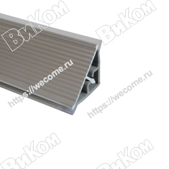 Оптом купить Плинтус кухонный рифленый пластиковый 3,05м. в мебельная фурнитура оптом и в розницу ВиКом.