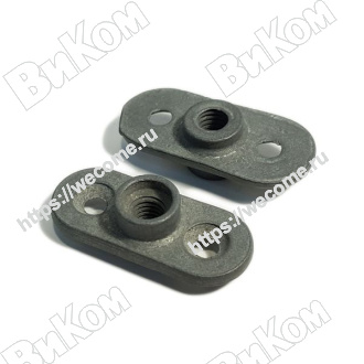 Оптом купить Планка  к стяжке СТ-55, силумин (500*) в мебельная фурнитура оптом и в розницу ВиКом.