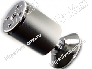 Оптом купить Опора мебельная 50х100 хром матовый алюминий (100*) в мебельная фурнитура оптом и в розницу ВиКом.