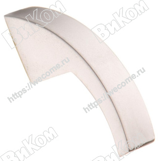 Оптом купить Ручка кнопка К-1110 SC матовый хром KERRON (150*) в мебельная фурнитура оптом и в розницу ВиКом.