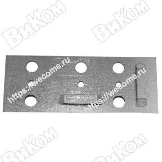 Оптом купить Пластина для зеркала, цинк (300*) Иж в мебельная фурнитура оптом и в розницу ВиКом.