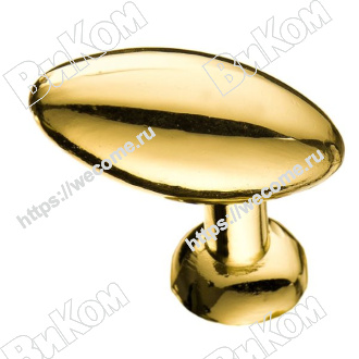 Оптом купить Ручка кнопка К-1040 OT золото , KERRON (150*) в мебельная фурнитура оптом и в розницу ВиКом.