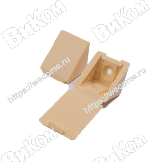 Оптом купить Уголок таккер 13 Крем (100*) в мебельная фурнитура оптом и в розницу ВиКом.