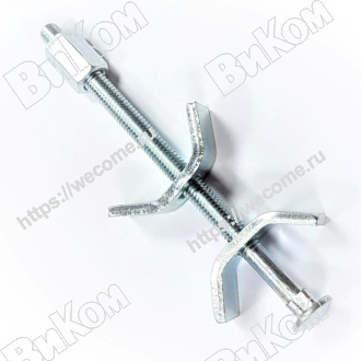 Оптом купить Стяжка для соединения столешниц, 100мм в мебельная фурнитура оптом и в розницу ВиКом.