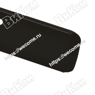 Оптом купить Планка торцевая, черная,  38мм в мебельная фурнитура оптом и в розницу ВиКом.