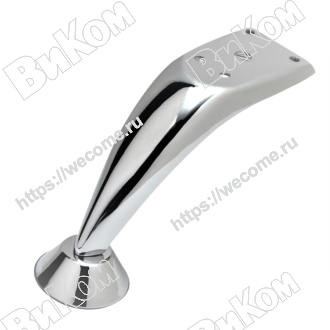 Оптом купить Опора NZ 0704 H 120  хром (100*) в мебельная фурнитура оптом и в розницу ВиКом.