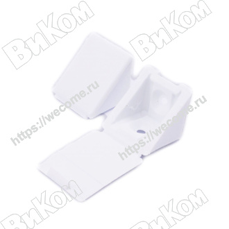 Оптом купить Уголок таккер 23 Белый (100*) в мебельная фурнитура оптом и в розницу ВиКом.