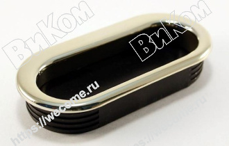 Оптом купить Ручка врезная овал Оскар 5144/05, золото (20*) в мебельная фурнитура оптом и в розницу ВиКом.