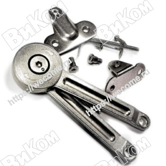 Оптом купить Кронштейн антресольный LS021 клик-кляк D39.5хН18хL97.5 в мебельная фурнитура оптом и в розницу ВиКом.