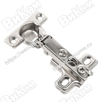 Оптом купить Петля мини 26 мм накладная (250*) в мебельная фурнитура оптом и в розницу ВиКом.