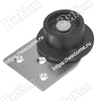 Оптом купить Ролик консольный № 192, цинк (40*) в мебельная фурнитура оптом и в розницу ВиКом.