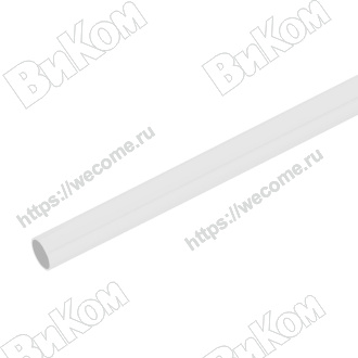 Оптом купить Рейлинг 1000*16*1,0 , белый матовый (25*) (Под заказ) в мебельная фурнитура оптом и в розницу ВиКом.