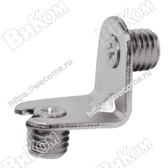 Оптом купить Стяжка угловая 2.16Д металлическая футорка (1500*) Иж в мебельная фурнитура оптом и в розницу ВиКом.