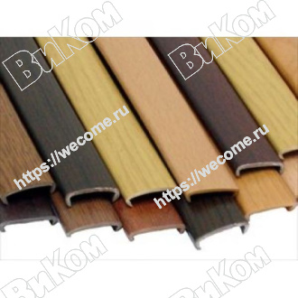 Оптом купить Пицефал С-образ. Черный L=2.8m в мебельная фурнитура оптом и в розницу ВиКом.