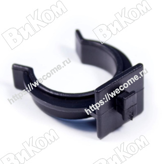 Оптом купить Клипса к ножке кухонной черная (для пластик цоколя) (100*) в мебельная фурнитура оптом и в розницу ВиКом.