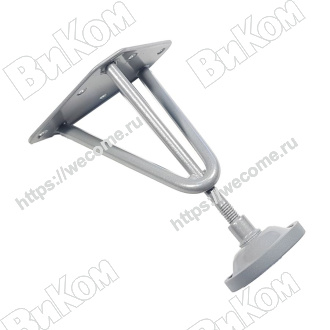 Оптом купить Опора лофт H-100, серая в мебельная фурнитура оптом и в розницу ВиКом.