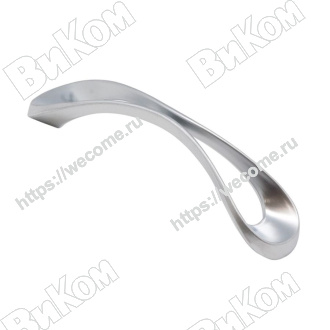 Оптом купить Ручка скоба S-3970-96 SC  матовый хром KERRON (50*) (Под заказ) в мебельная фурнитура оптом и в розницу ВиКом.