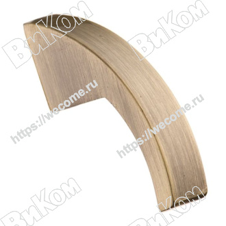 Оптом купить Ручка кнопка К-1110 AB античная бронза KERRON (150*) в мебельная фурнитура оптом и в розницу ВиКом.