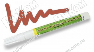 Оптом купить Маркер вентильный, цвет вишня академия в мебельная фурнитура оптом и в розницу ВиКом.