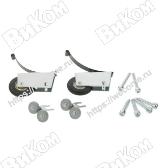 Оптом купить Комплект роликов симметричный 37.5 мм в мебельная фурнитура оптом и в розницу ВиКом.