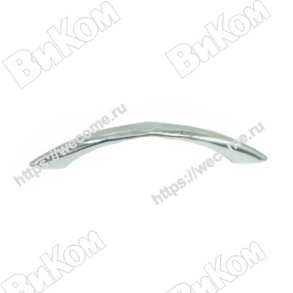 Оптом купить Ручка скоба 96 мм хром Россия (100*) в мебельная фурнитура оптом и в розницу ВиКом.