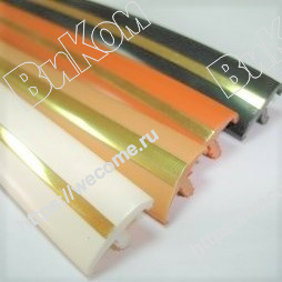 Оптом купить Профиль Т-образ. коричн. Шоколад, золото в мебельная фурнитура оптом и в розницу ВиКом.