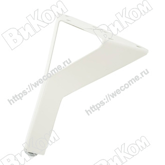 Оптом купить Опора гамма H-150, белая в мебельная фурнитура оптом и в розницу ВиКом.